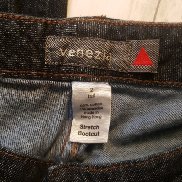 Venezia Stretch Bootcut Jeans - sz 2 tall - Picture 5 of 6